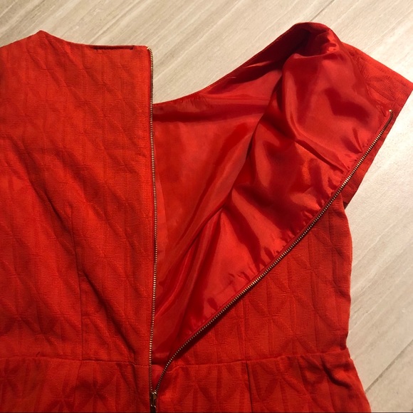 Just Taylor brand cap sleeve sheath dress - red - Picture 8 of 8